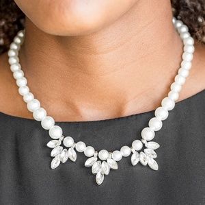 Society Socialite - White Necklace Set